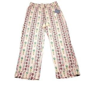 Haute Hippie India Tribal Bohemian Festival Pants Elastic Waist Cowrie Medium